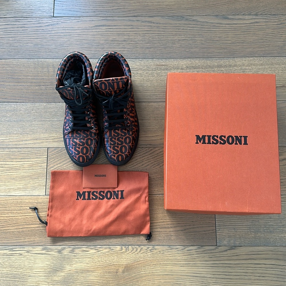 MISSONI HIGH TOP SNEAKERS